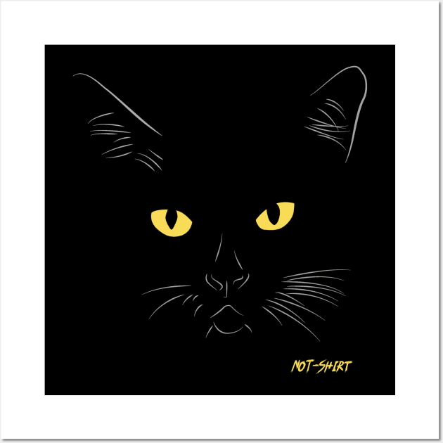 BlackCat Wall Art by NotShirt